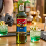 Torani Kiwi Flavoring / Fruit Syrup Plastic Bottle 1 Liter - 6/Case