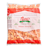 Nature Blessed IQF Diced Sweet Potato Resealable Bag 2 lb. - 6/Case