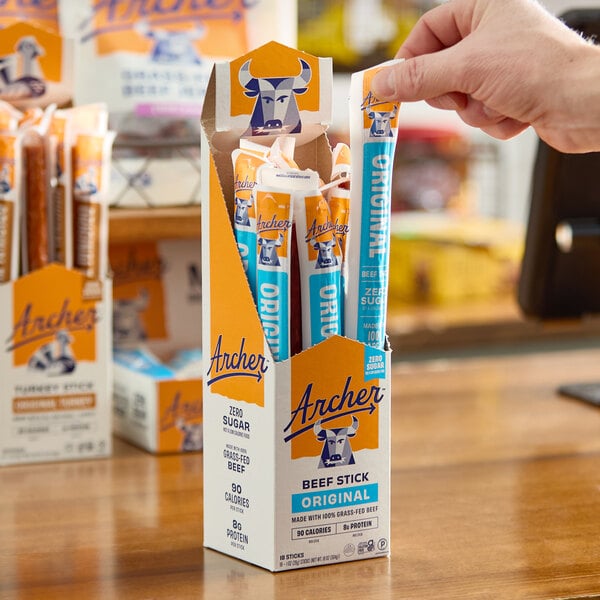 Archer Original Beef Meat Stick 1 oz. - 108/Case