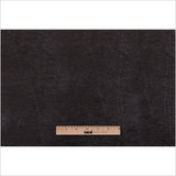 Black Crinkled Laminated Polyester Novelty Knit