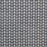 White/Navy Cotton Jacquard