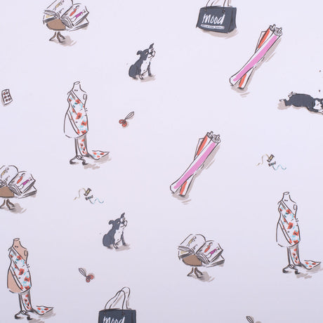 Mood Icons Digitally Printed Polyester Chiffon