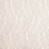Metallic Coated Gold/Beige Floral Nylon Lace