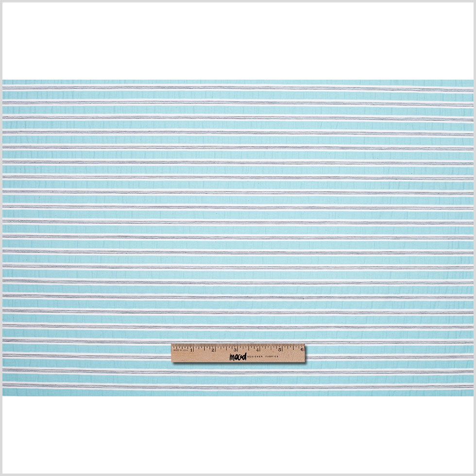 Blue Radiance Blended Cotton Stripe