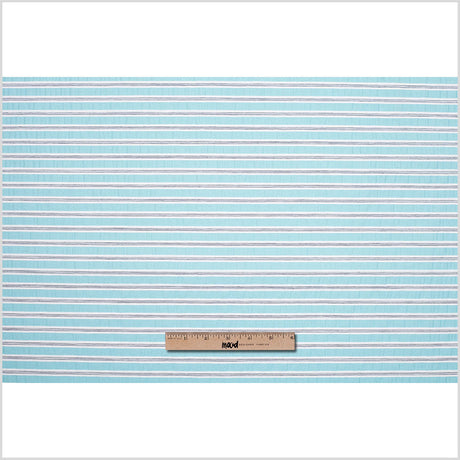Blue Radiance Blended Cotton Stripe
