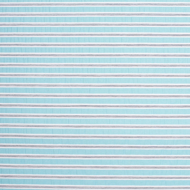 Blue Radiance Blended Cotton Stripe