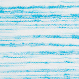 Turquoise/White Textural Striated Cotton Blend