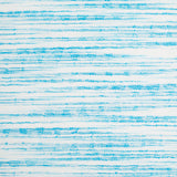 Turquoise/White Textural Striated Cotton Blend
