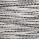 Black/White Textural Striated Cotton Blend