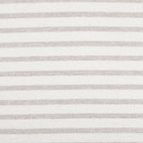 Oyster/Brown Gray Metallic Striped Cotton Jersey Knit