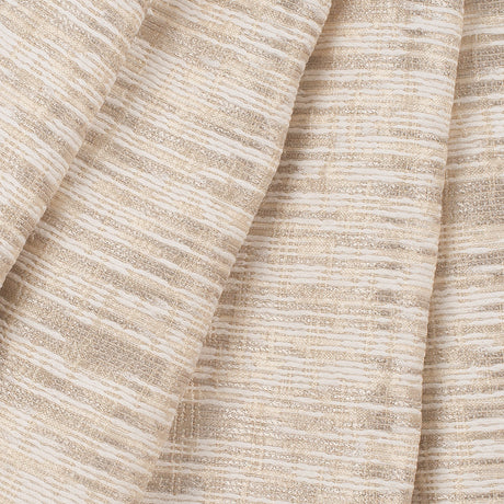 Metallic Gold/Cream Blended Silk-Cotton Woven