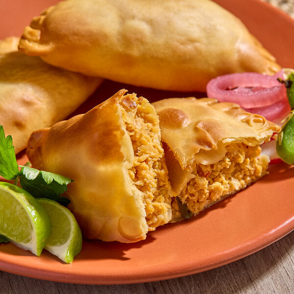 Brisas Chicken Flour Shell Empanada 3 oz. - 30/Case