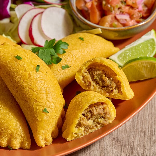 Brisas Beef Corn Shell Empanada 3 oz. - 50/Case