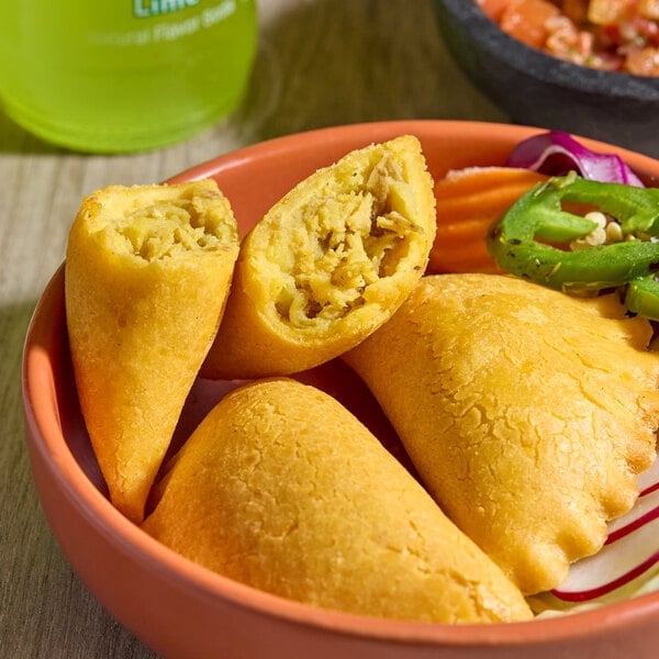 Brisas Chicken Corn Shell Empanada 3 oz. - 50/Case