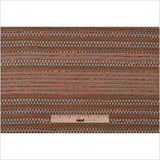 Rust Dimensional Stripes Blended Wool Tweed
