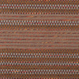 Rust Dimensional Stripes Blended Wool Tweed