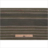 Olive Dimensional Stripes Blended Wool Tweed