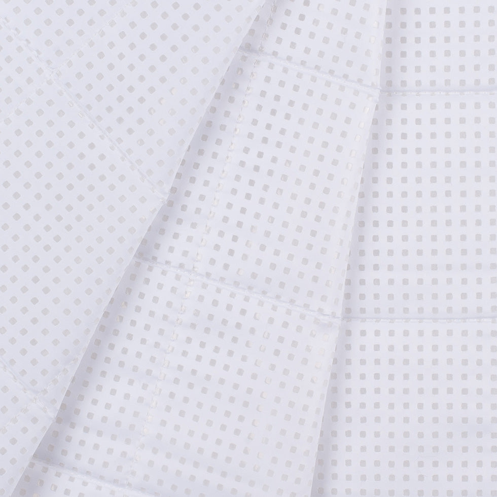 White Perforated Quilting
