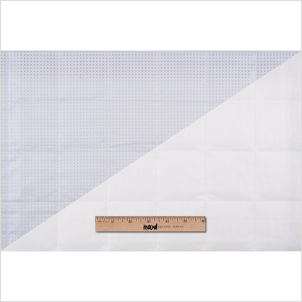 White Perforated Quilting