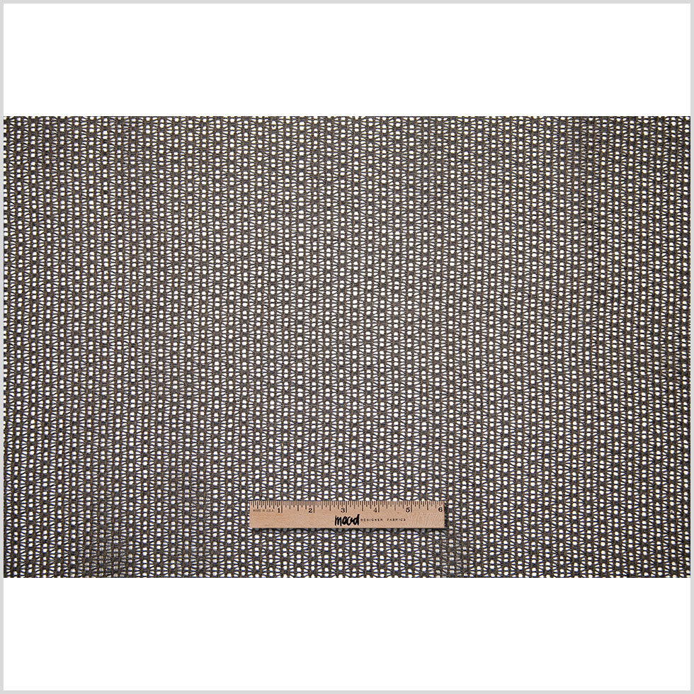 Black and Forest Green Novelty Woven