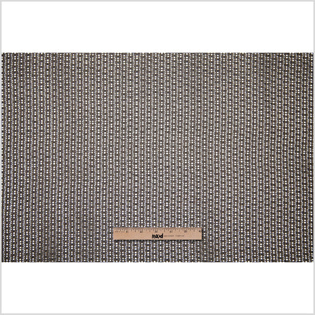 Black and Forest Green Novelty Woven