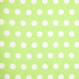 Cotton Voile - Lime Green Polka Dots