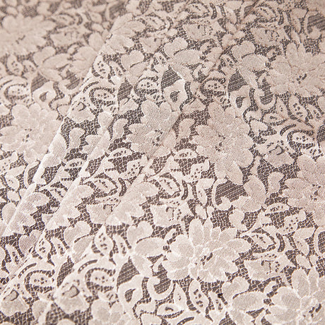 Black/Gold Double Faced Stretch Lacey Woven