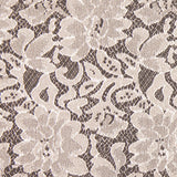 Black/Gold Double Faced Stretch Lacey Woven