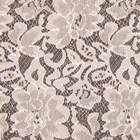 Black/Gold Double Faced Stretch Lacey Woven