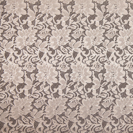 Black/Gold Double Faced Stretch Lacey Woven
