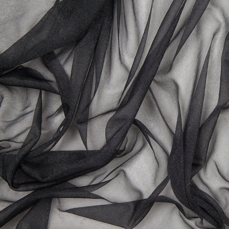 Metallic Slate Nylon Mesh