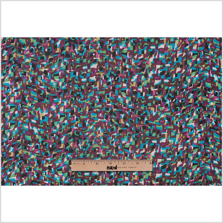 Multicolor Blended Cotton Stretch Mesh