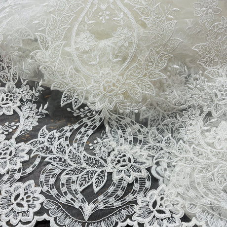 Corded Bridal Lace Fabric 54" Wide