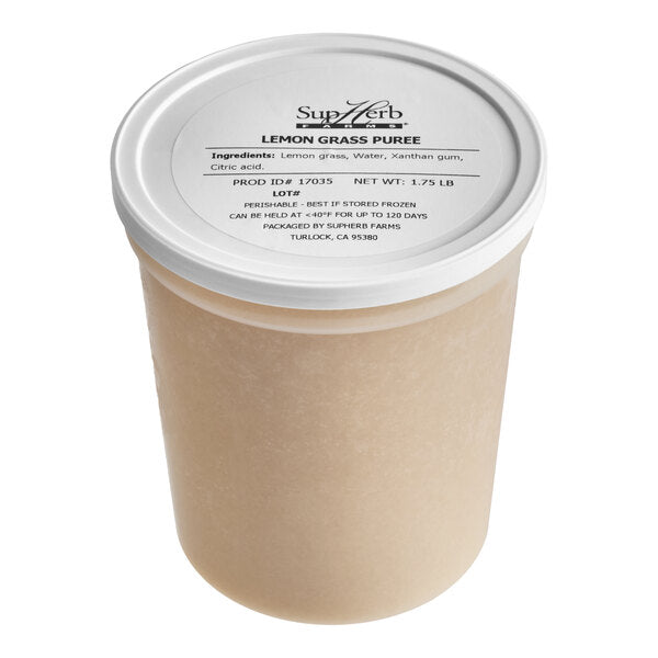 SupHerb Farms Lemon Grass Puree 1.75 lb. - 2/Case