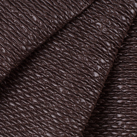 After Dark Puckered and Quilted Novelty Woven w/ Knit Backing