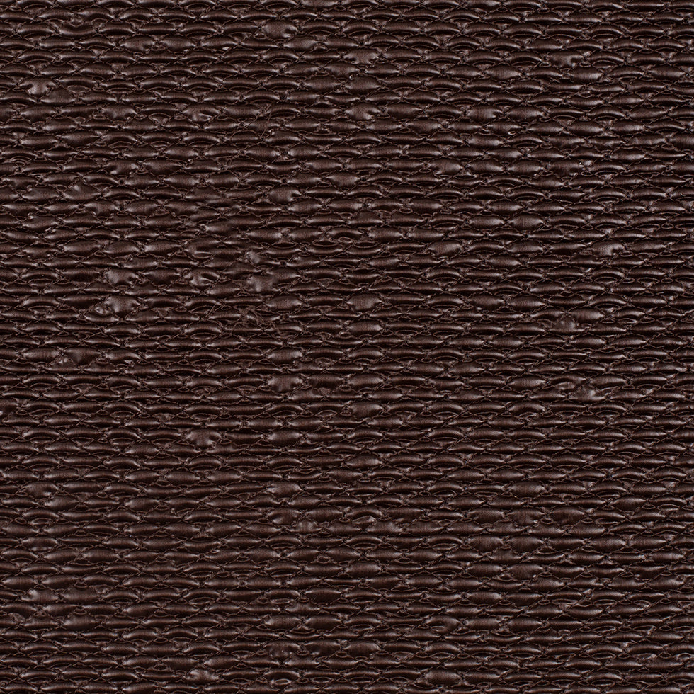 After Dark Puckered and Quilted Novelty Woven w/ Knit Backing