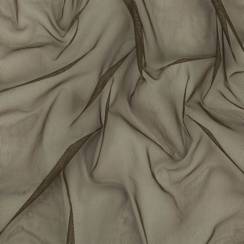 Mud Polyester Stretch Mesh