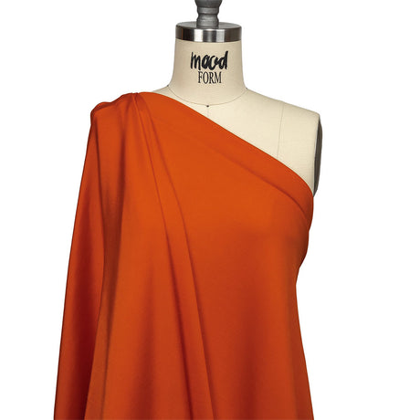Carrot Luminous Stretch Polyester Tricot