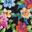Black Multicolored Textural Polyester Netting