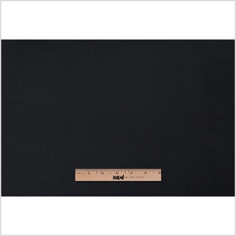 Dark Midnight Intricately Woven Stretch Pique