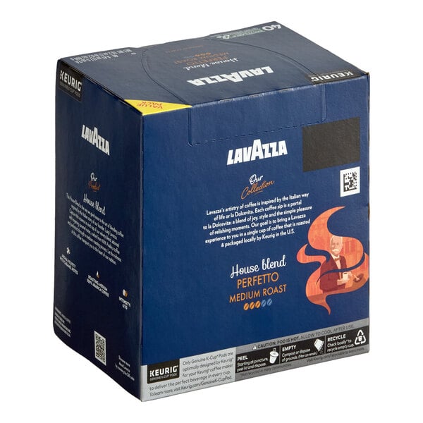 Lavazza House Blend Perfetto Coffee Single Serve Keurig® K-Cup® Pods - 160/Case