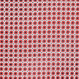 Poppy Red Geometric Stretch Cotton Woven