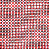 Poppy Red Geometric Stretch Cotton Woven