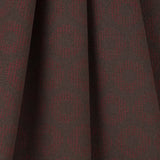 Dark Green and Red Geometric Wool Fleece