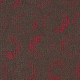 Dark Green and Red Geometric Wool Fleece