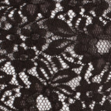 Re-Embroidered Lace - Dark Brown Floral