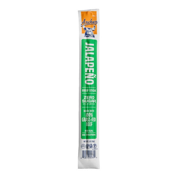 Archer Jalapeno Beef Meat Stick 1 oz. - 108/Case