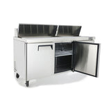 Atosa MSF8304GR Three Door Sandwich Prep Table 72-11/16"W, 21.13 Cu. Ft.