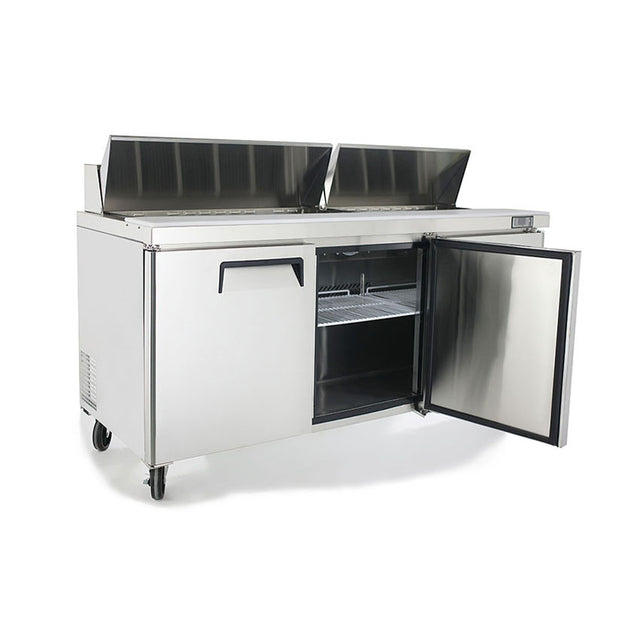 Atosa MSF8304GR Three Door Sandwich Prep Table 72-11/16"W, 21.13 Cu. Ft.