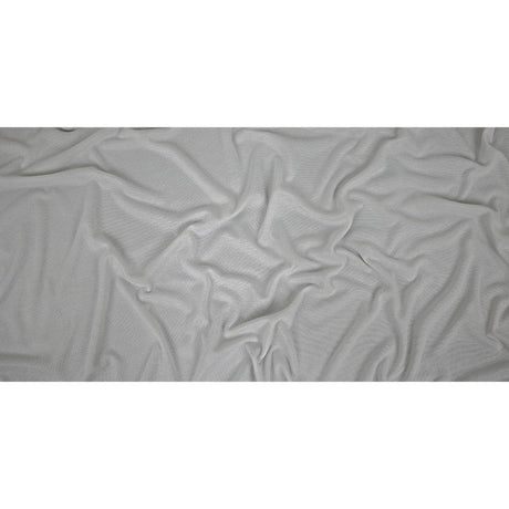 White Polyester Knit Pique